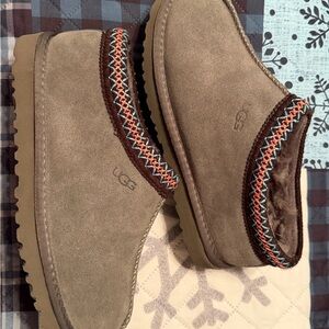 UGG Women’s Suede Slip-On Shoes - Gray